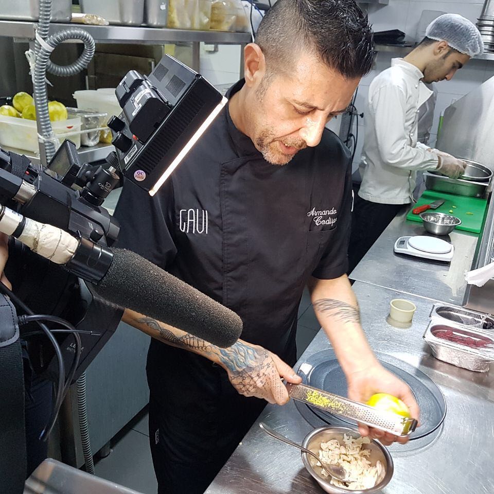 Chef Armando at work — Flavors Lab ghost kitchen